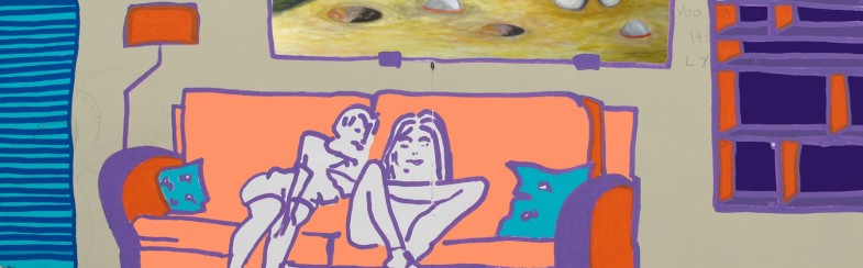 joão e maria no sofá