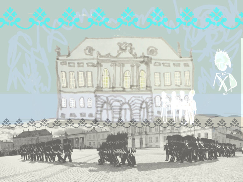 homens e metralhadoras