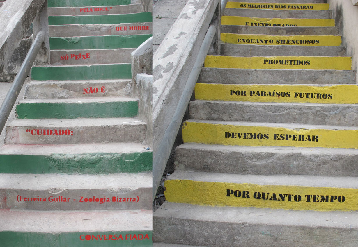 3- Literatura nas escadas